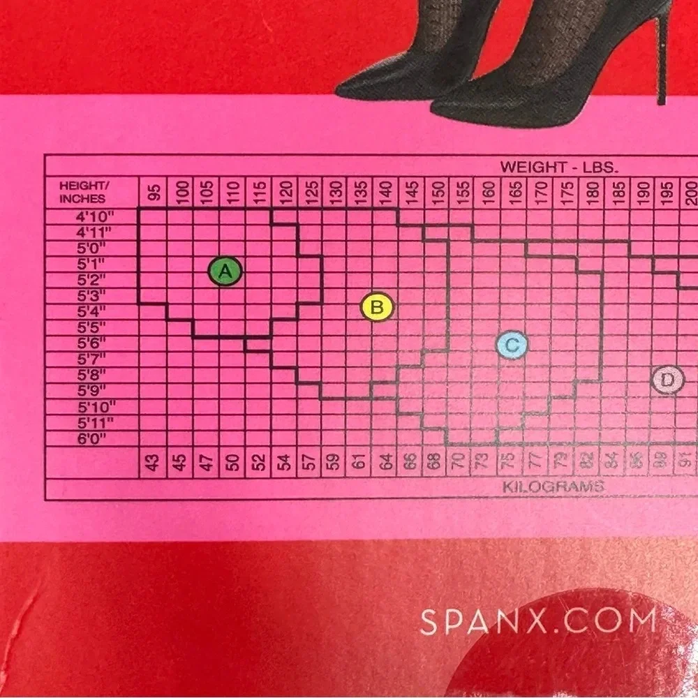 Spanx Tight End Tights Micro Dot Fishnet Tights in Very Black. Sz: C